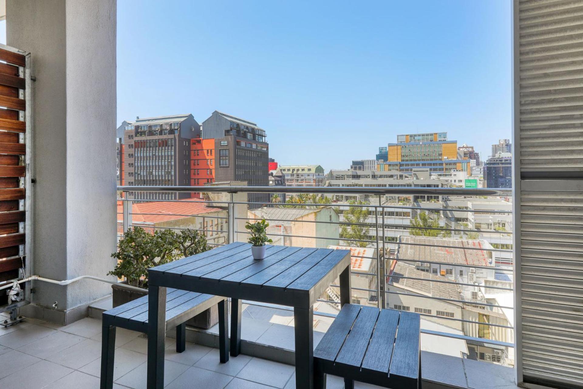 Backup-Powered Balcony Apartment Kaapstad Buitenkant foto